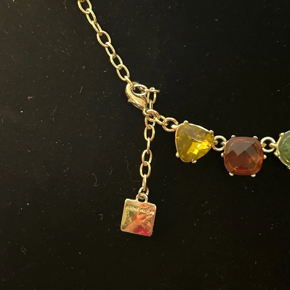 Anne Klein Multicolor Gemstone Necklace - Picture 4 of 6